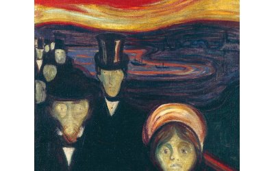 Reproducere tablou Edvard Munch – Anxiety, 45 x 60 cm
