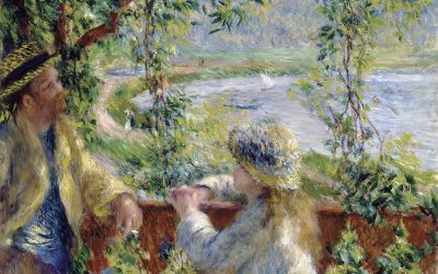 Reproducere tablou Auguste Renoir – By the Water, 50 x 45 cm