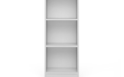 Bibliotecă Tvilum Basic, 41×107 cm, alb