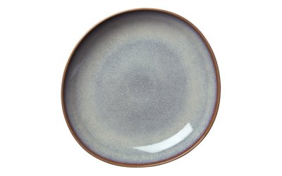 Bol din gresie ceramică Villeroy & Boch Like Lave, ø 28 cm, gri – maro