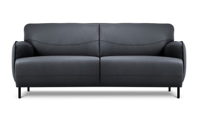 Canapea din piele Windsor & Co Sofas Neso, 175 x 90 cm, albastru
