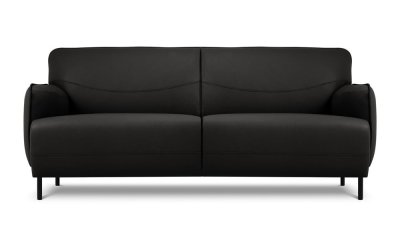 Canapea din piele Windsor & Co Sofas Neso, 175 x 90 cm, negru