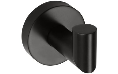 Cârlig de alamă Sapho X-Round, negru