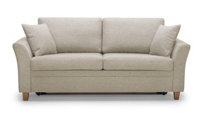 Canapea bej extensibilă 190 cm Sonia – Scandic