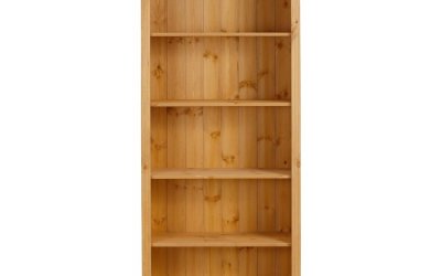 Bibliotecă din lemn de pin Støraa Ella, maro deschis