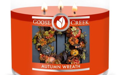 Lumânare parfumată Goose Creek Autumn Wreath, timp de ardere 35 h