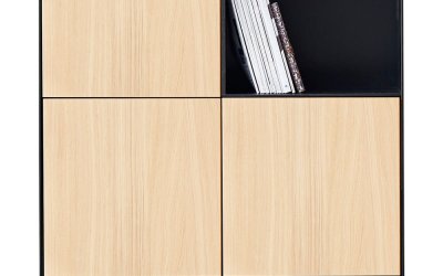 Comodă înaltă neagră 90,8×110,8 cm Edge by Hammel – Hammel Furniture