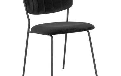 2 scaune de dining negre Alicante – House Nordic
