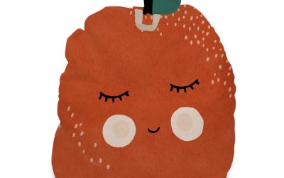 Bean bag pentru copii roșu Apple – Little Nice Things