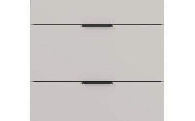 Comodă înaltă gri-bej cu aspect de nuc 68×98 cm California – Germania
