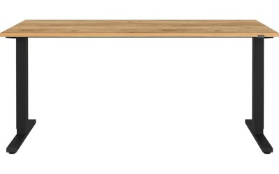 Birou cu blat cu aspect de lemn de stejar 80×160 cm Lissabon – Germania