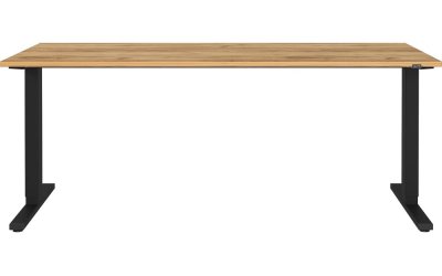 Birou cu blat cu aspect de lemn de stejar 80×180 cm Lissabon – Germania