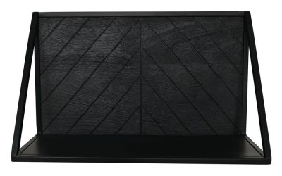 Raft negru din lemn de mango Verona – HSM collection