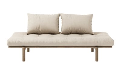 Canapea bej extensibilă 200 cm Pace – Karup Design