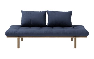 Canapea albastră extensibilă 200 cm Pace – Karup Design