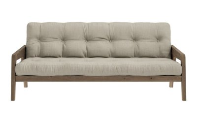 Canapea bej extensibilă 204 cm Grab – Karup Design
