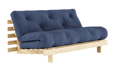 Canapea albastră extensibilă 160 cm Roots – Karup Design