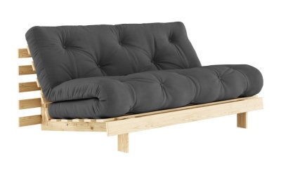 Canapea gri extensibilă 160 cm Roots – Karup Design