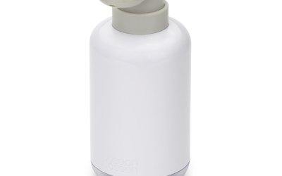 Dozator de săpun lichid alb din plastic 300 ml Duo – Joseph Joseph