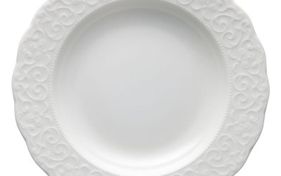 Farfurie adâncă din porțelan Brandani Gran Gala, ø 22 cm, alb