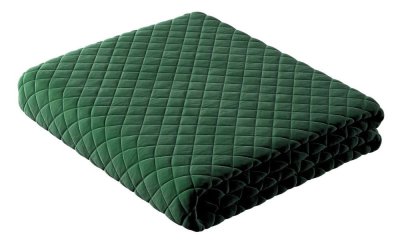 Cuvertură verde matlasată pentru pat dublu 170×210 cm Posh Velvet – Yellow Tipi