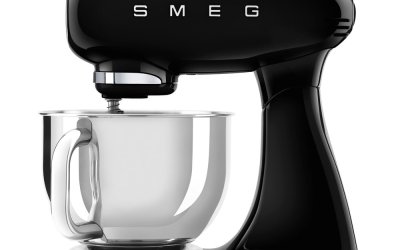 Robot de bucătărie negru 50’s Retro Style – SMEG