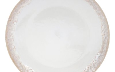 Farfurie albă din gresie ø 27 cm Taormina – Casafina