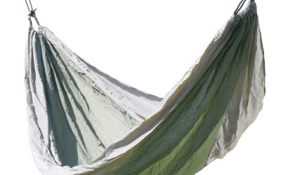 Hamac Cattara Nylon, 275 x 137 cm, verde-portocaliu