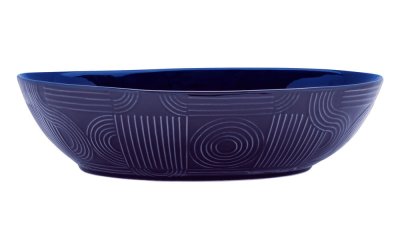 Bol de servire albastru închis din ceramică Arc – Maxwell & Williams