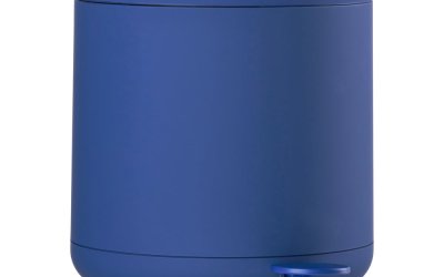 Coș de gunoi albastru cu pedală din plastic 4 l Ume – Zone