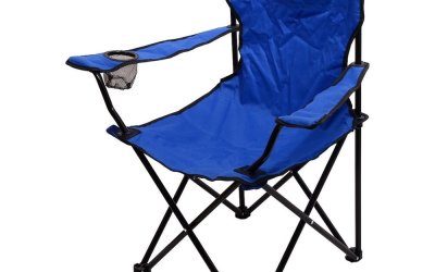 Scaun de camping pliabil albastru Bari – Cattara