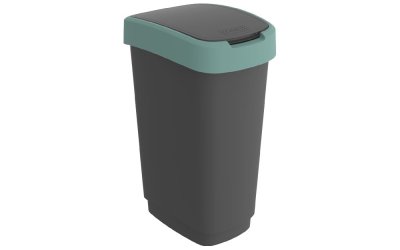 Coș de gunoi din plastic reciclat 50 l Twist – Rotho
