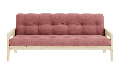 Canapea extensibilă roz 190 cm Grab Clear – Karup Design