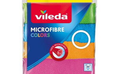 Set de 4 lavete din microfibră Vileda Colors, 30 x 30 cm