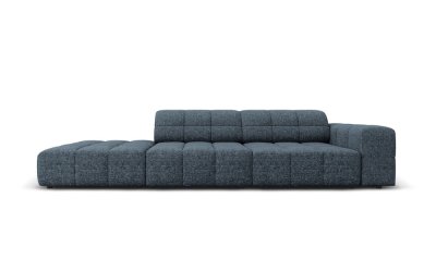 Canapea albastră 262 cm Chicago – Cosmopolitan Design