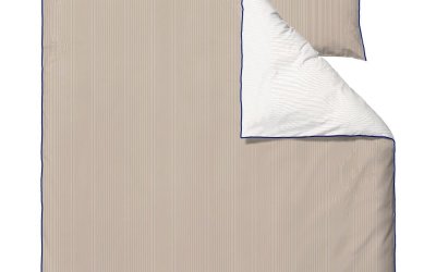 Lenjerie de pat bej din bumbac organic pentru pat dublu/extinsă 200×220 cm Frame – Södahl