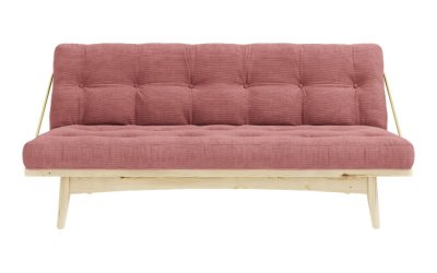 Canapea extensibilă roz 190 cm Folk – Karup Design